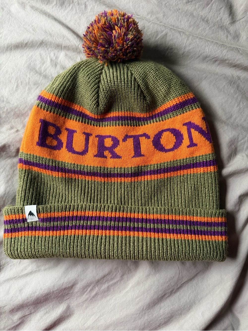Burton Trope Beanie Olive Green Warm Fall Winter Outdoor Cozy